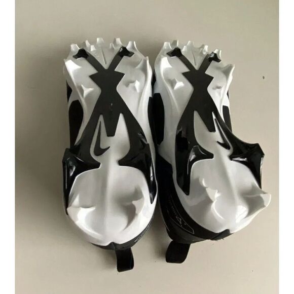 Nike Alpha Menace Pro 3 Mid Football Cleats Men's Black Size 12 CT6649-001 - Picture 4 of 10